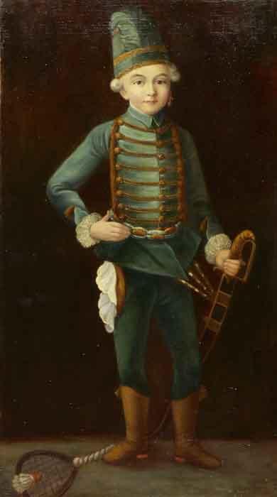 Friedrich August von Kaulabch Franzosisch oder deutsch oil painting picture